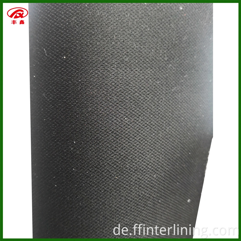 Ausverkauf Twill Weave Woven Fusible Interlining Fabric für Bekleidung